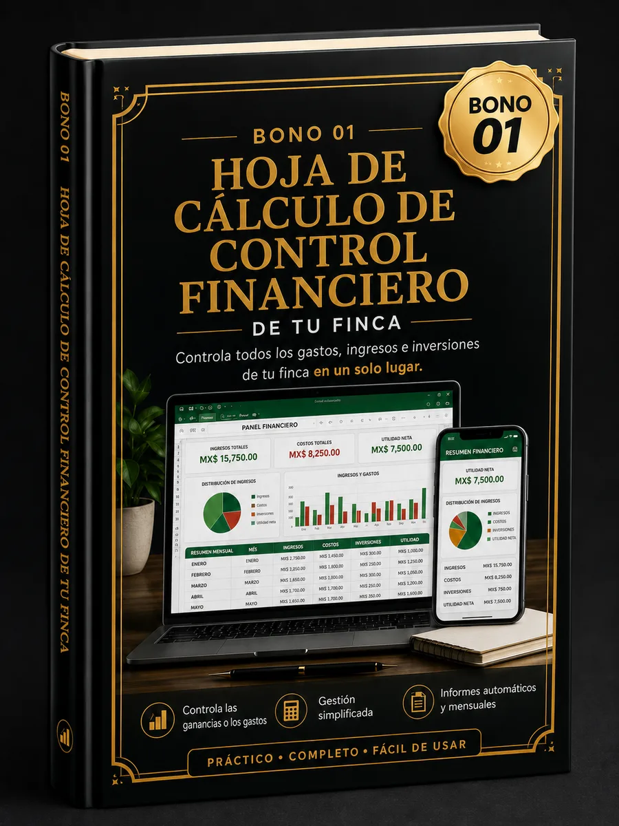 Hoja de Control Financiero de la Finca