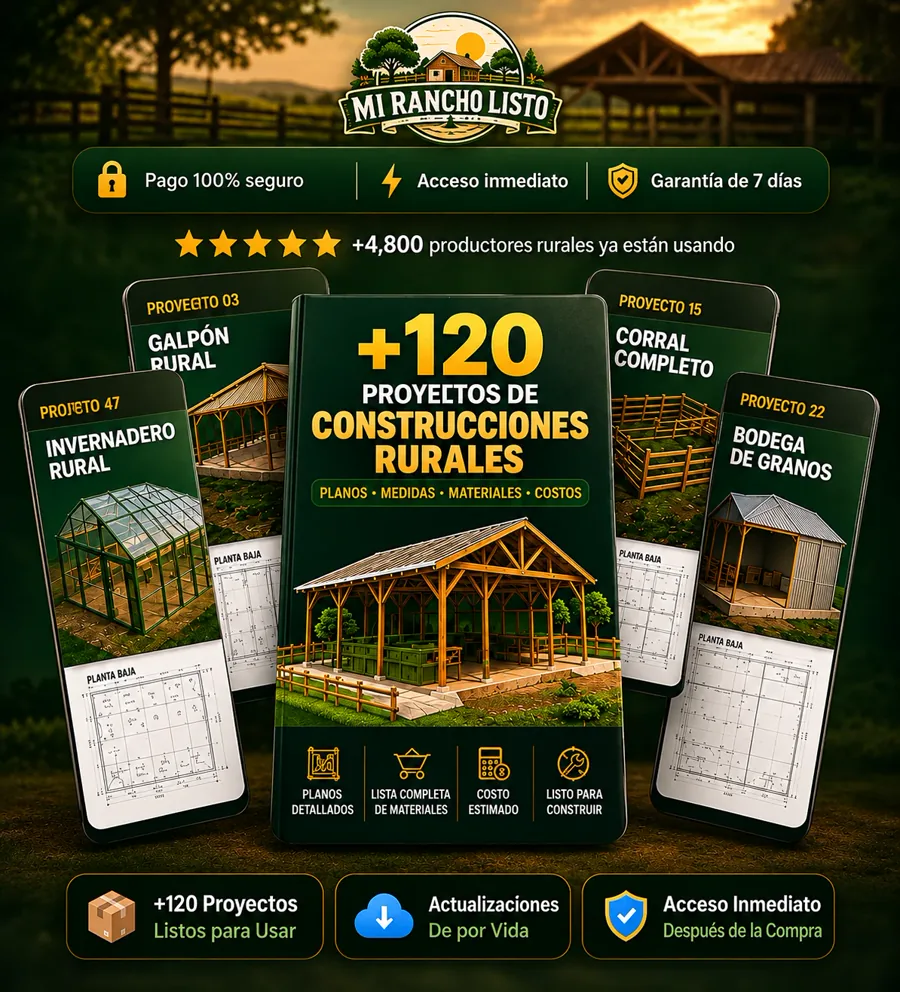 Mi Rancho Listo — +120 Proyectos de Construcciones Rurales